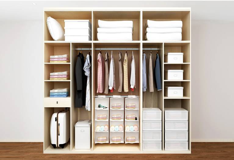 衣柜格局設計劃分技巧，衣柜尺寸怎么劃分好