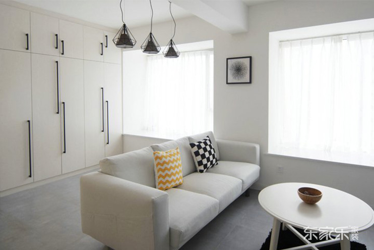 長沙時代傾城85平米現代簡約風格裝修案例