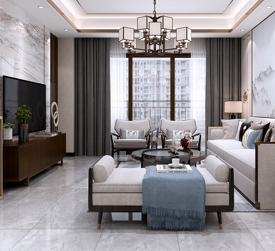 122平現代四房裝修，空間舒服而優雅