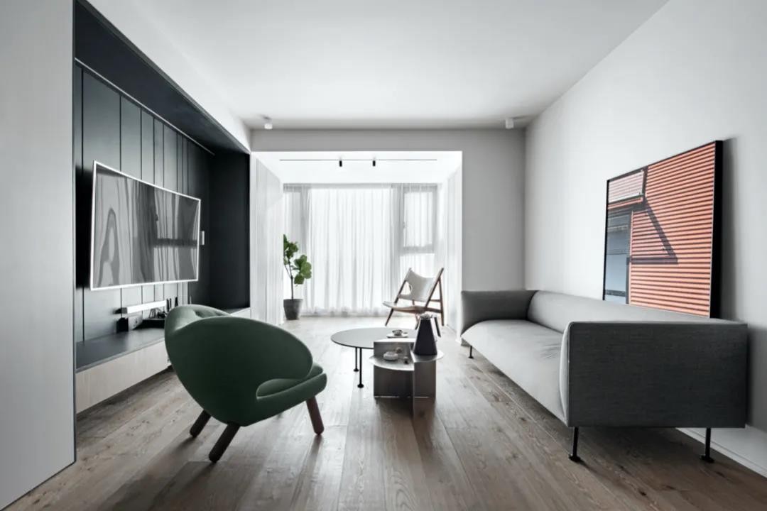 120平現代簡約三居裝修，簡約舒適風格