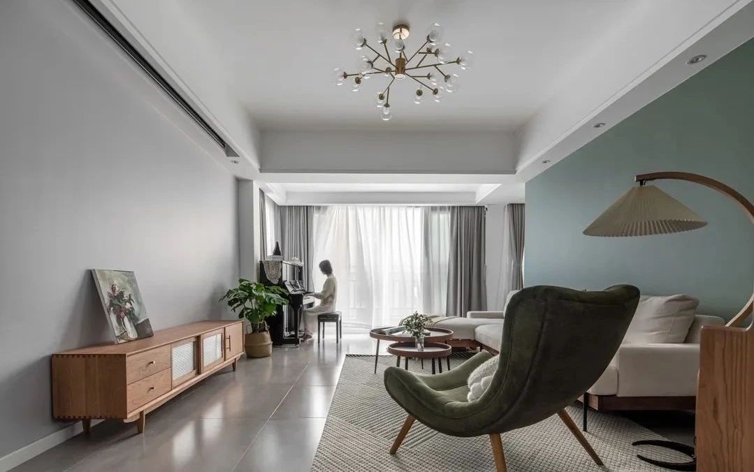 119現代四房裝修案例，現代簡約[柔時光]風格