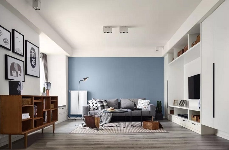 88㎡簡約北歐風格新房裝修，小兩室裝修案例