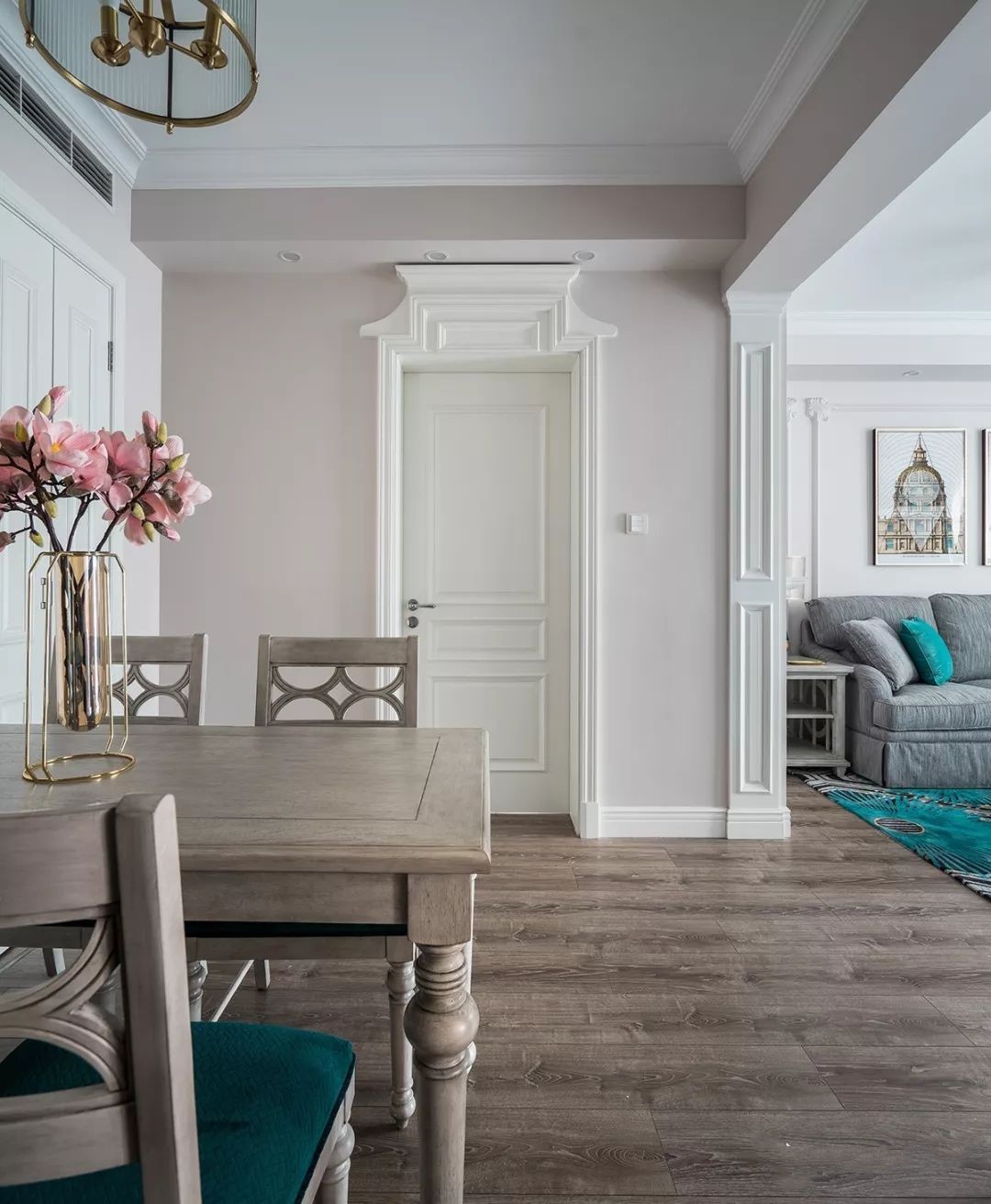 天城尚品-120㎡時(shí)尚輕奢美式風(fēng)，盡顯高貴典雅之氣！