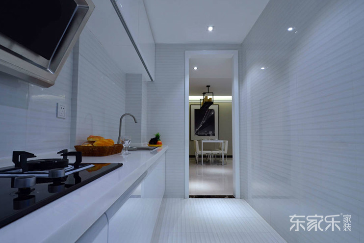 湘潭東方名苑110平米現代簡約風格裝修案例