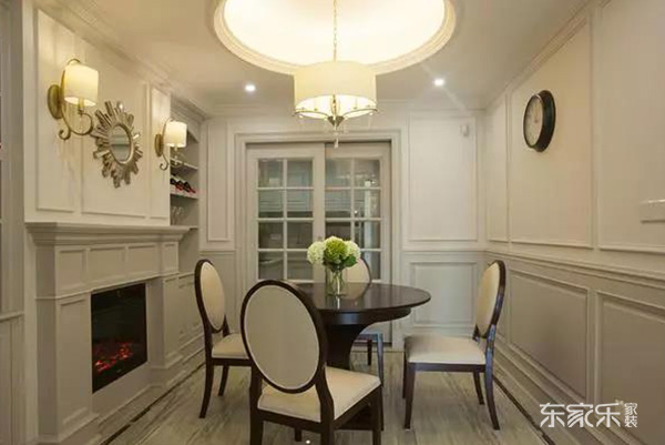 長沙鈺龍天下120平米簡歐風格裝修案例