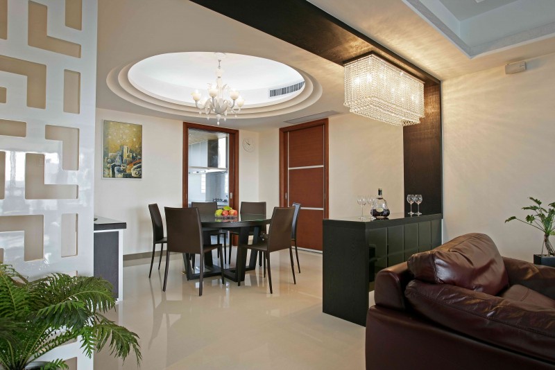 湘潭萊茵城145平米現代風格裝修案例