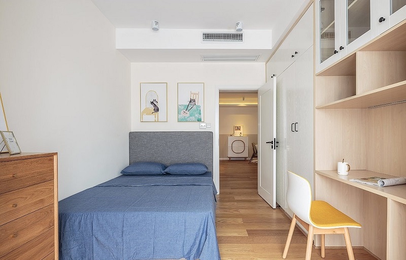 113㎡現代簡約風格裝修，美與實用兼具