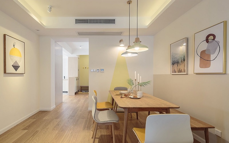 113㎡現代簡約風格裝修，美與實用兼具