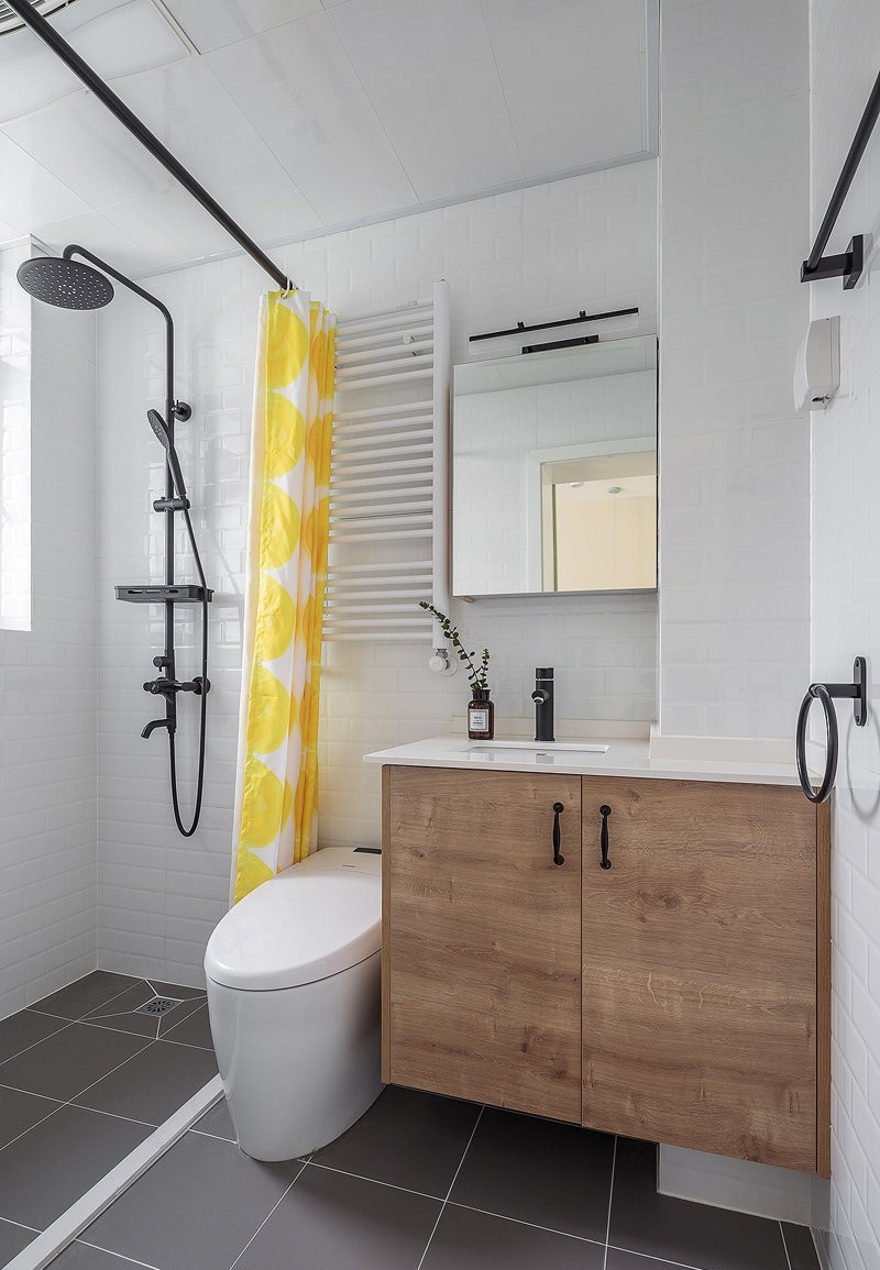 113㎡現代簡約風格裝修，美與實用兼具