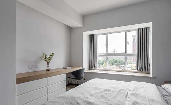 92平米現(xiàn)代簡約設(shè)計，不做電視柜更簡練舒適