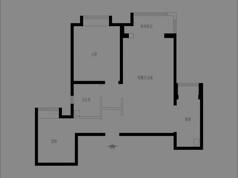 91平米二居室現代風，客餐廳吊頂一體設計，簡約大氣很耐看