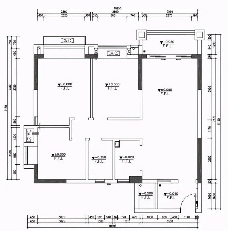 108平米現代簡約效果圖，不做電視墻裝修效果一樣好