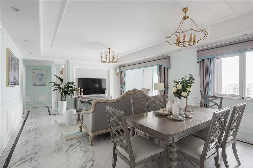 125平方美式裝修風格案例介紹，淺色為主，低調輕奢！