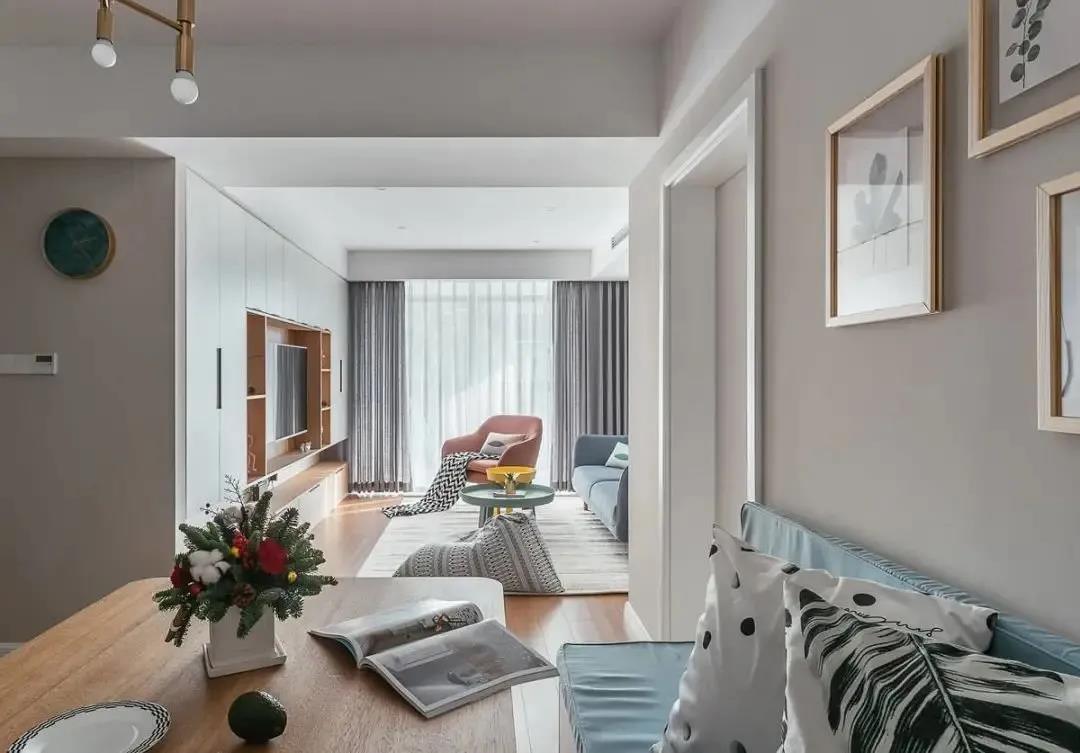 90㎡北歐新家，軟裝配色超溫馨，越住越舒服！
