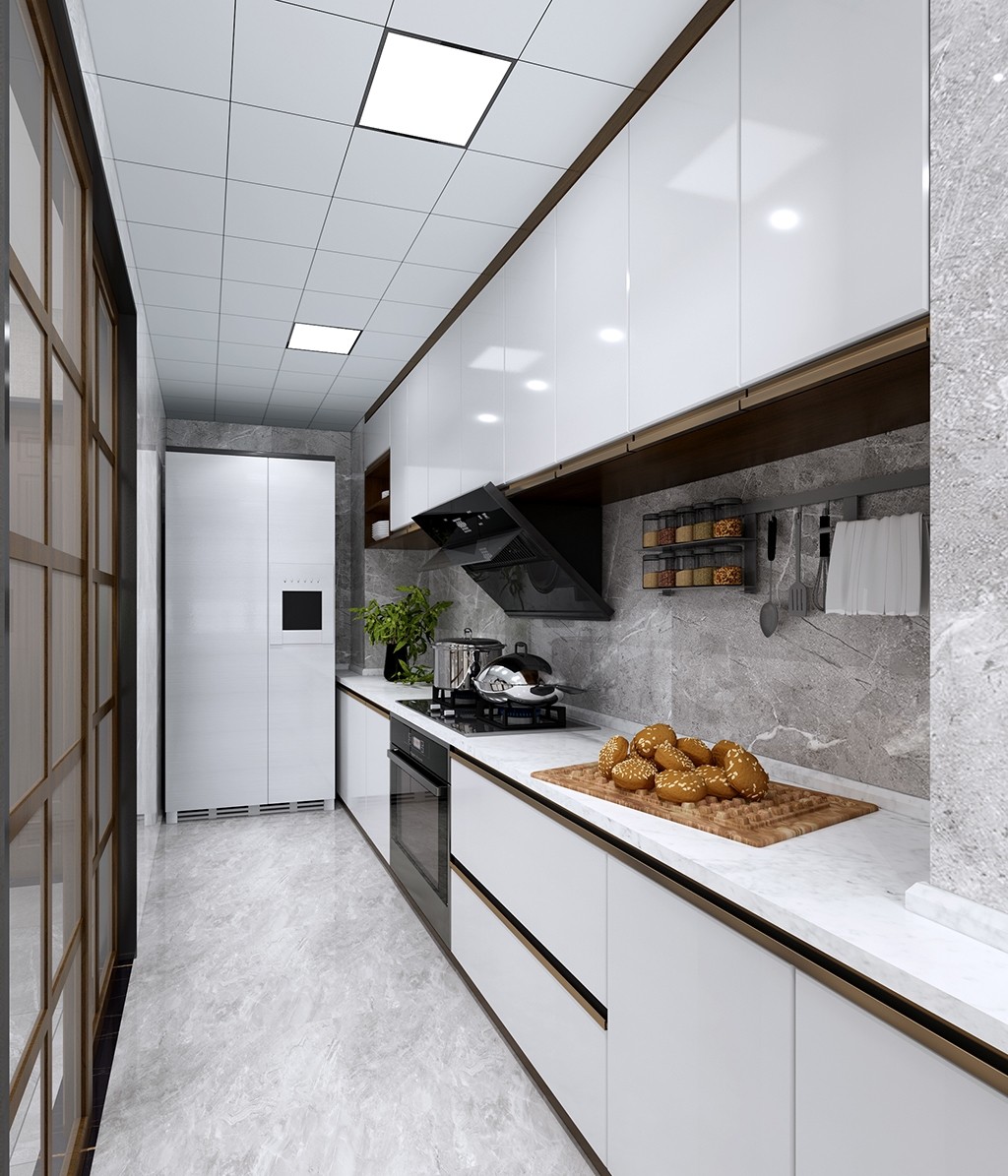 122平現代四房裝修，空間舒服而優雅