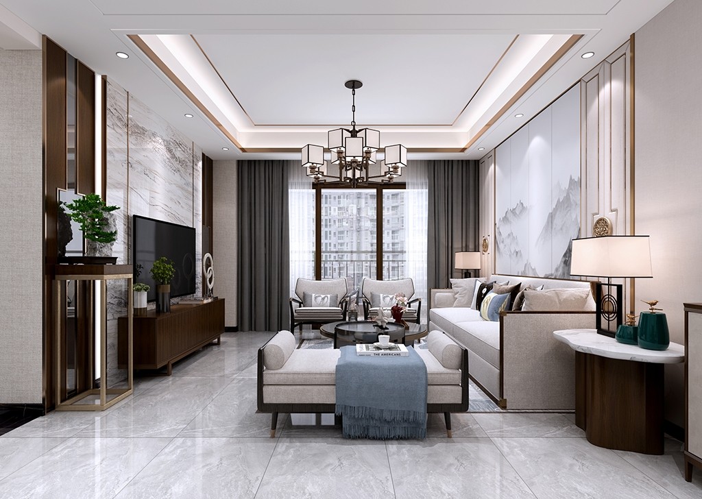 122平現代四房裝修，空間舒服而優雅