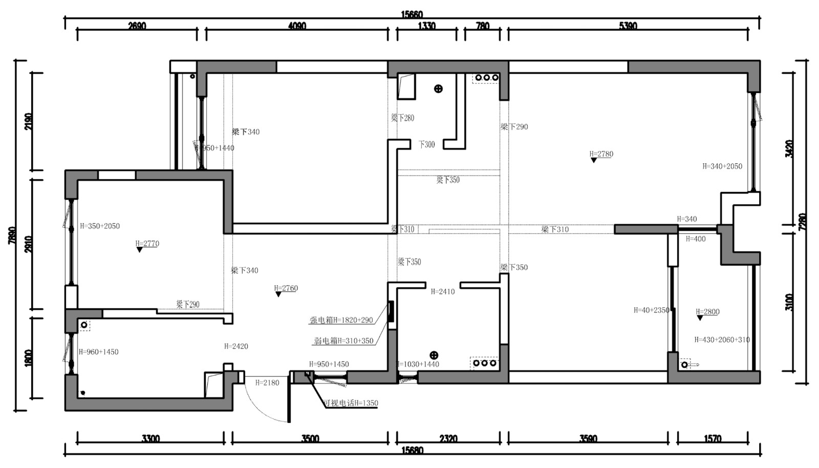 110平小四房簡約裝修風格，化繁為簡