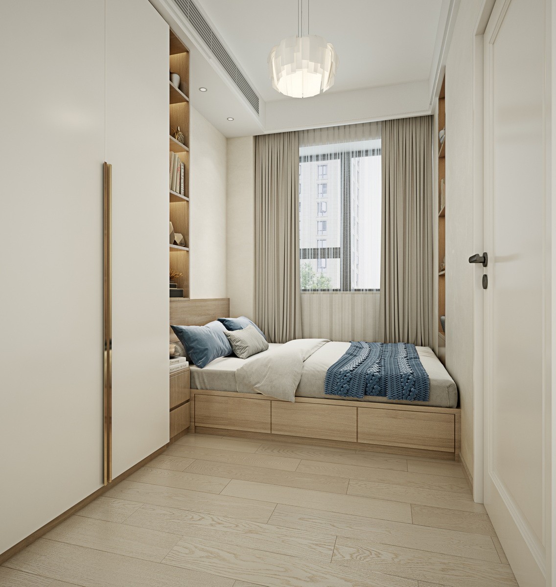 80平現代兩房裝修風格，追求生活的品質