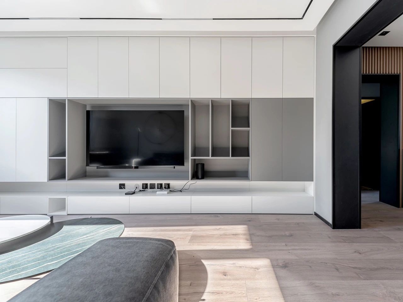 98平現代風格大平層裝修，戶型通透