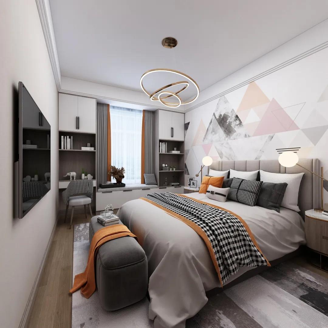 110㎡現代風格，品味溫潤有度的質感生活