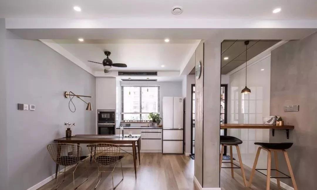 120㎡簡約溫馨風格新房裝修，陽臺落地窗效果