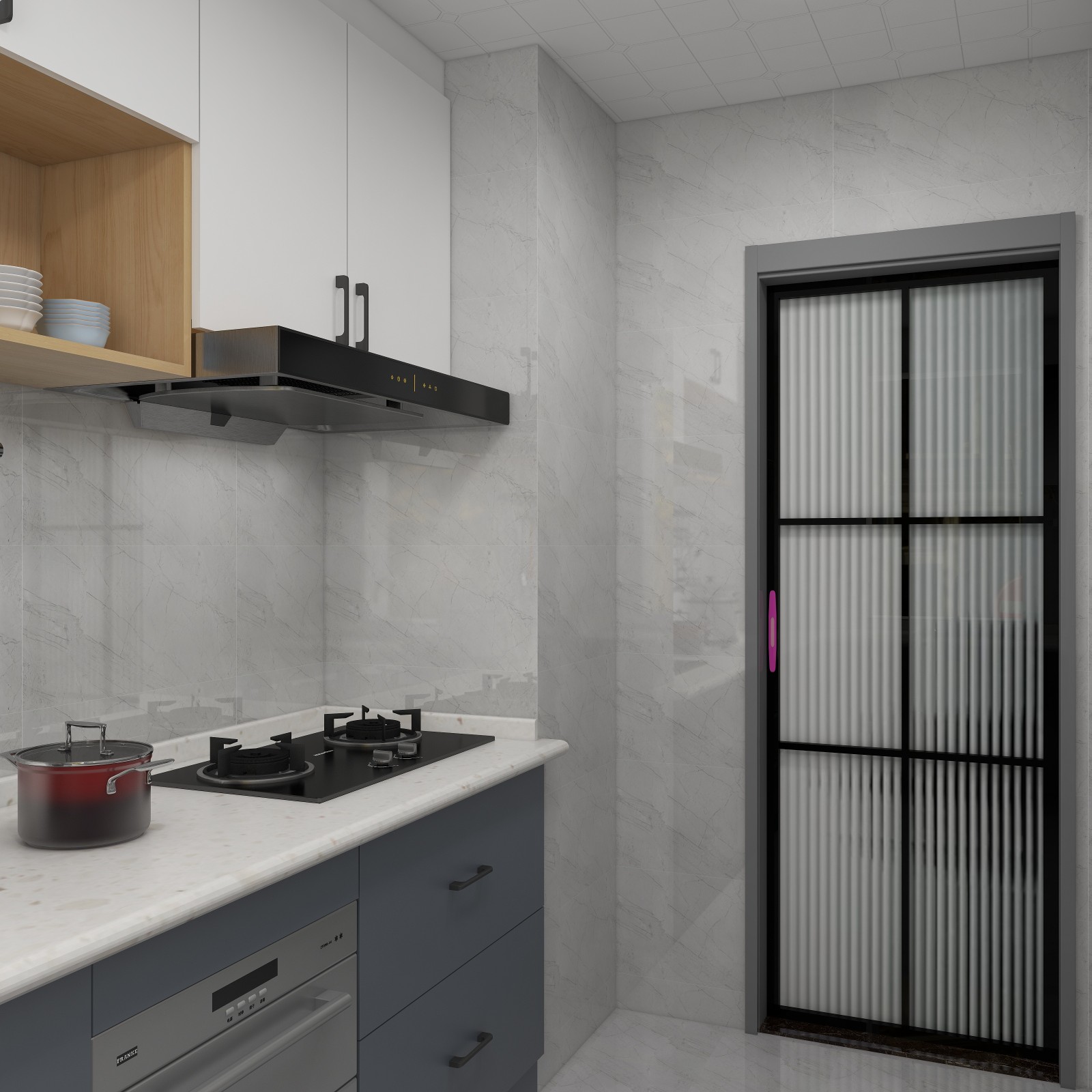 117平三室兩廳現代簡約風格裝修案例