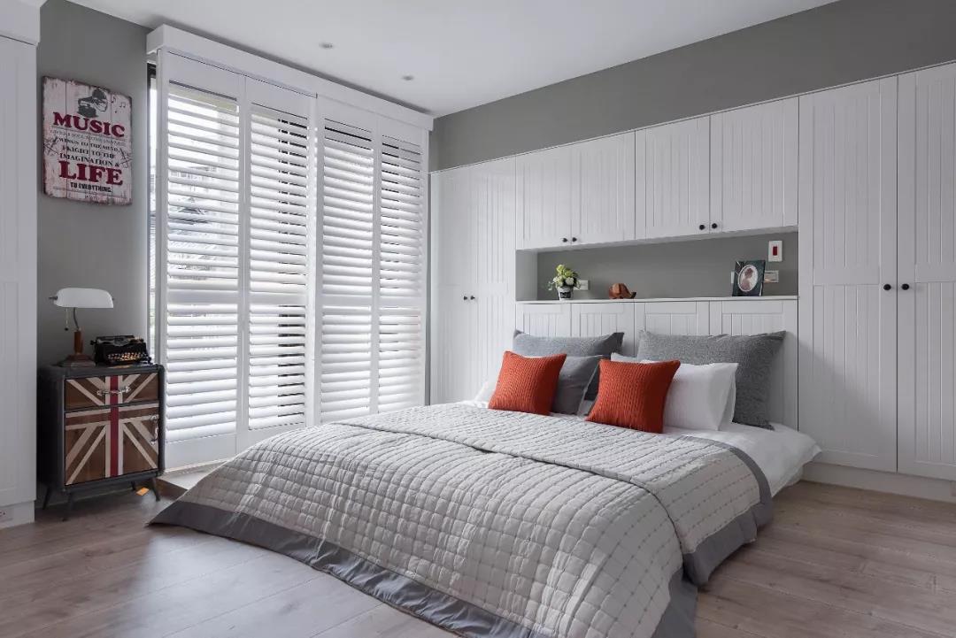 126㎡美式混搭風(fēng)格新房裝修，藍(lán)白配色太清爽了！