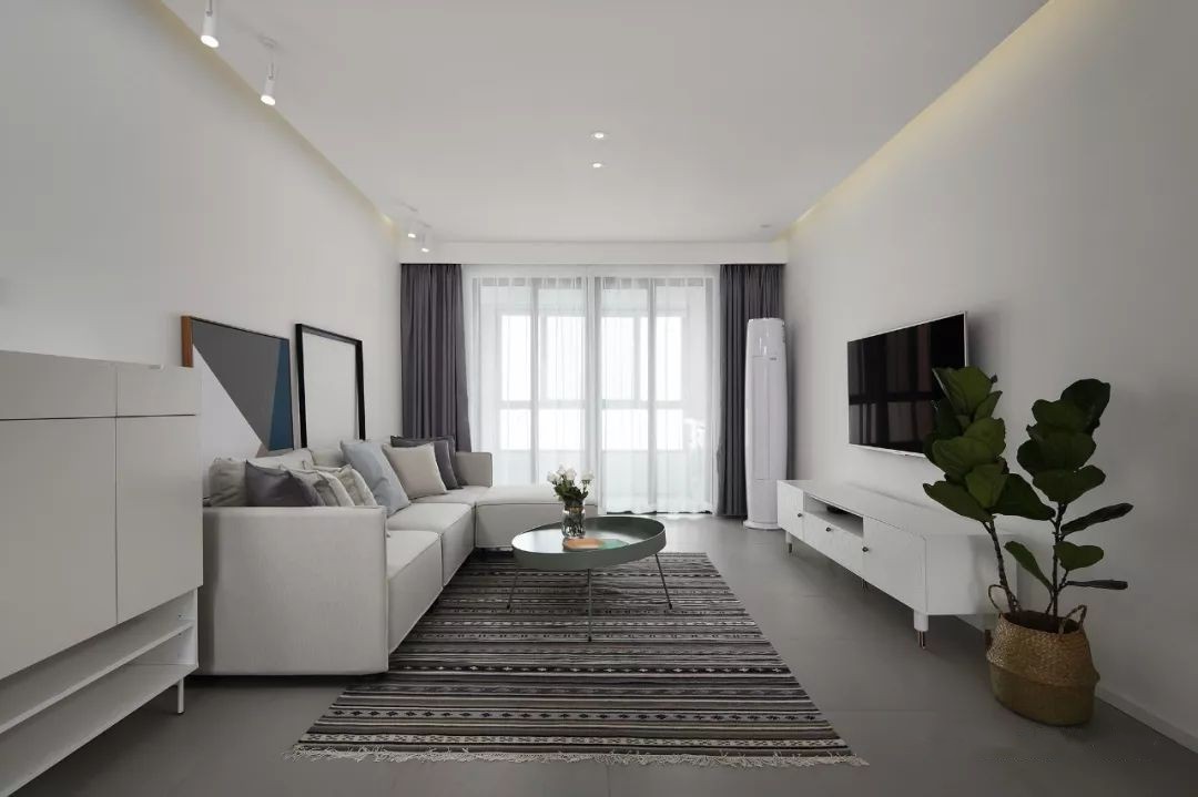 和順府-122㎡極簡北歐風三居，簡潔大氣、清爽舒適！