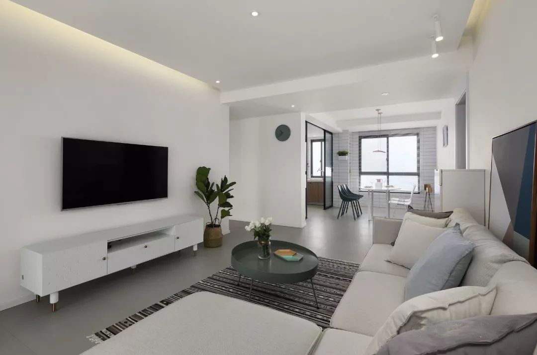 和順府-122㎡極簡北歐風三居，簡潔大氣、清爽舒適！